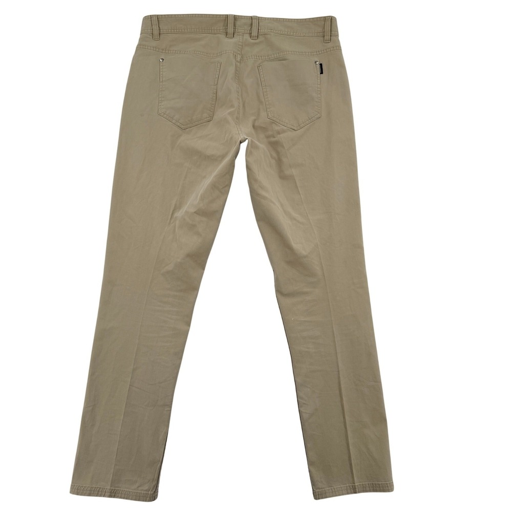 Oakley Men 36x32 Regular Fit Khaki Tan Stretch Cotton Pants CA35460 Golf Sports